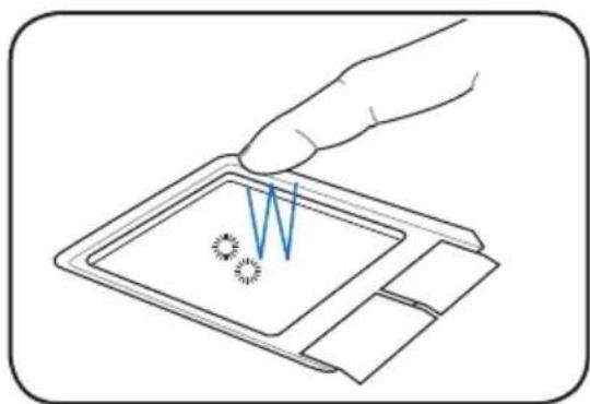 ASUS Eee PC 1000HE - Single-finger gesture input - 4