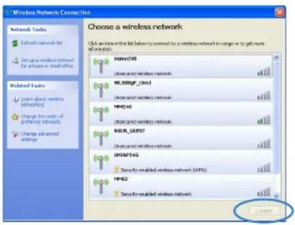 ASUS Eee PC 1000HE - Configuring a wireless network connection - 3