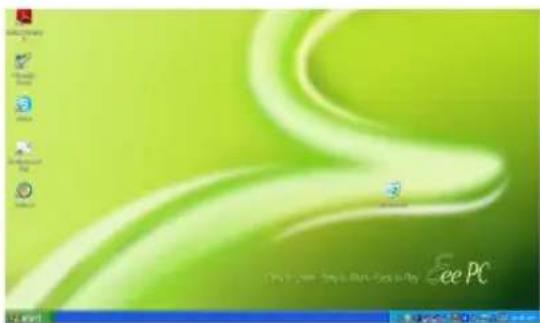 ASUS Eee PC 1000HE - Adjusting the display resolution - 4