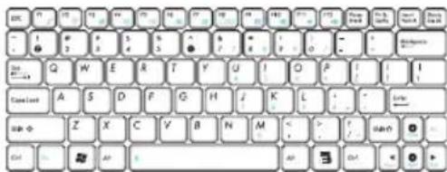 ASUS Eee PC 1000HE - Keyboard - 2