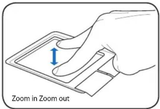 ASUS Eee PC 1000HE - Multi-finger gesture input - 1