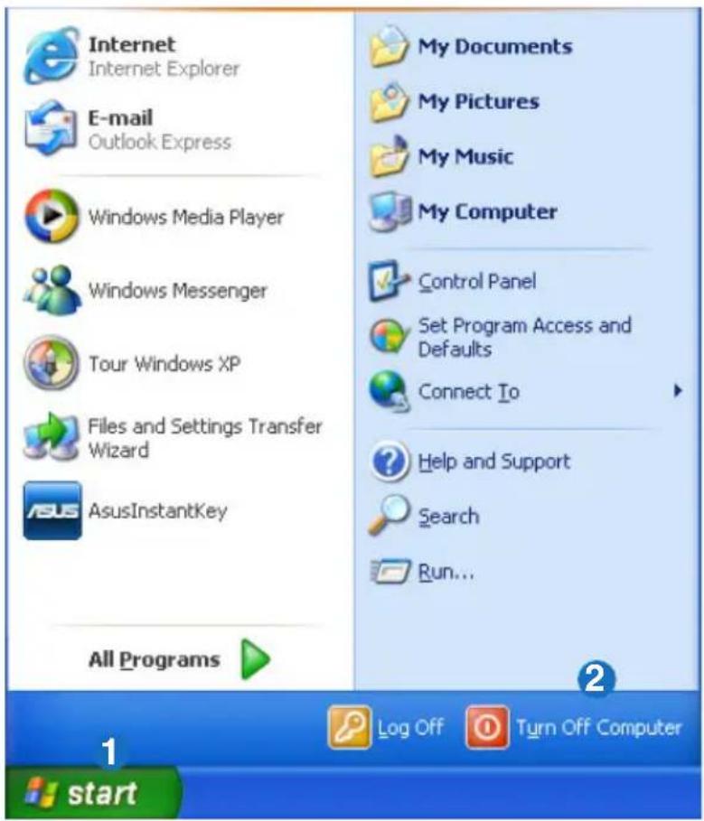 ASUS Eee PC 1000HE - Shutdown - 1