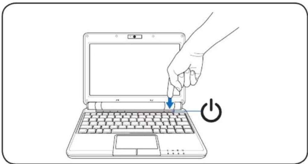 ASUS Eee PC 1000HE - Turn ON the Eee PC - 1