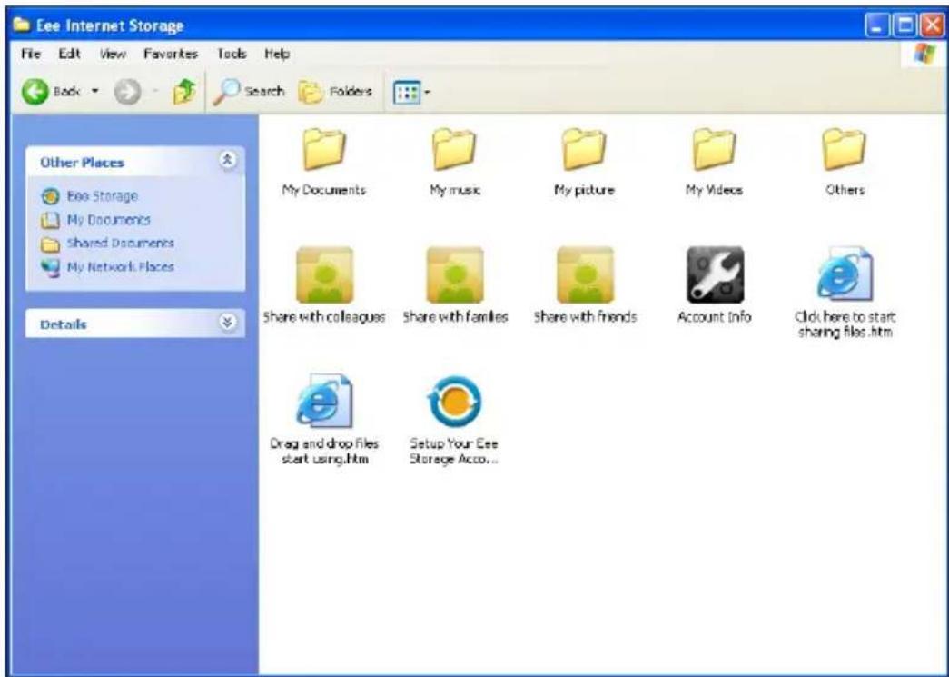 ASUS Eee PC 1000HE - To use Eee Storage - 4