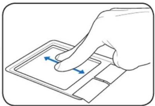 ASUS Eee PC 1000HE - Multi-finger gesture input - 3