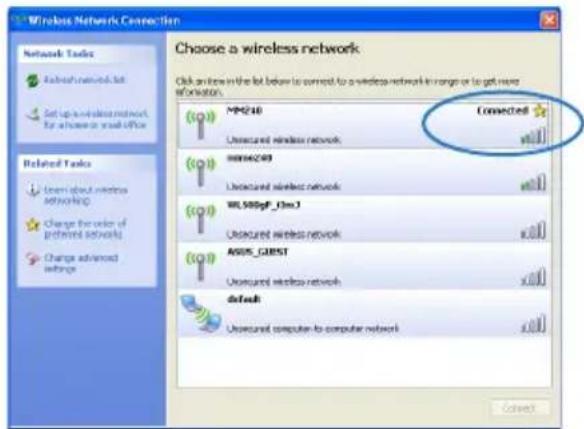 ASUS Eee PC 1000HE - Configuring a wireless network connection - 6