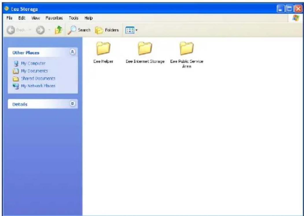 ASUS Eee PC 1000HE - To use Eee Storage - 3