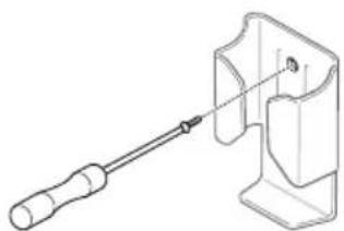 LG LSN3CW2VF4 - Installing the remote control holder - 1