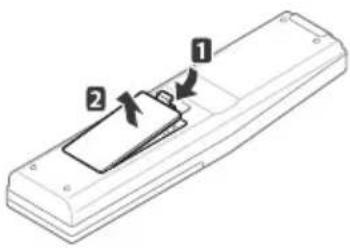 LG LSN3CW2VF4 - Inserting batteries - 1