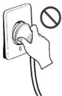 LG LSA5AB3VT6 - Do not turn the air-conditioner ON or OFF by plugging or unplugging the power plug. - 1