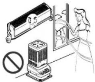 LG LSA5AB3VT6 - Stop operation and close the window in storm or hurricane. If possible, remove the air conditioner from the window before the hurricane arrives. - 6