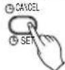 LG LSA5AB3VT6 - Setting the time - 2