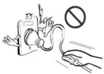 LG LSA5AB3VT6 - Take care to ensure that power cords could not be pulled out or damaged during operation. - 1