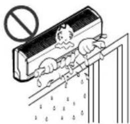 LG LSA5AB3VT6 - Do not let the air conditioner run for a long time when the humidity is very high and a door or a window is left open. - 1