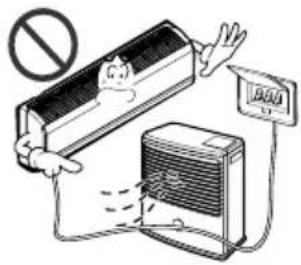 LG LSA5AB3VT6 - Do not place a heater or other appliances near the power cable. - 3