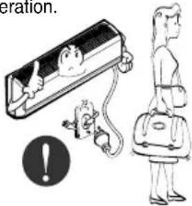 LG LSA5AB3VT6 - Stop operation and close the window in storm or hurricane. If possible, remove the air conditioner from the window before the hurricane arrives. - 8