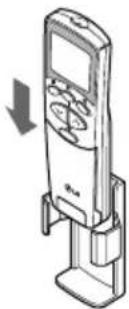 LG LSN5KR5A - Installing the remote control holder - 2