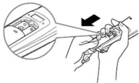 LG LSN5KR5A - Inserting batteries - 1