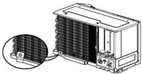 LG LSN5PW5M - Install the Air Conditioner in the Case - 3