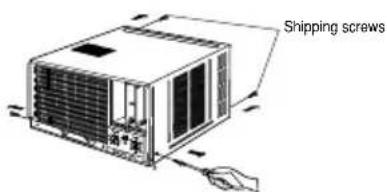 LG LSN5PW5M - Remove the Air Conditioner From the Case - 1
