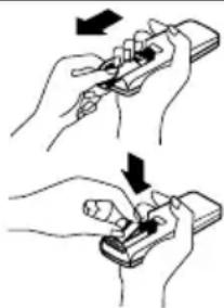 LG LSN5PW5M - How to Insert the Batteries - 1
