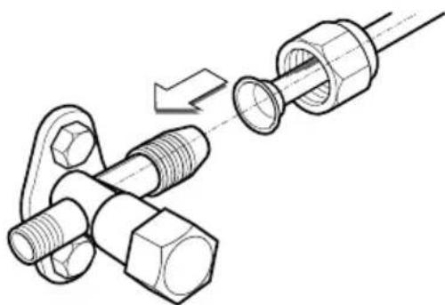 LG LSN5TR3P1 - Connection of the pipes-Outdoor - 1