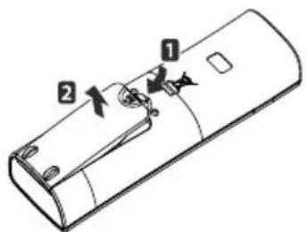 LG LSU5VF5D - Inserting batteries - 1