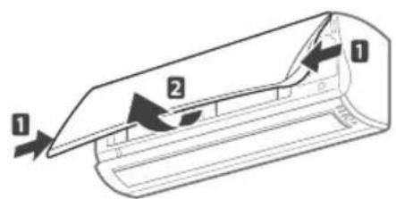 LG LSU5VF5D - Open the front cover. - 1