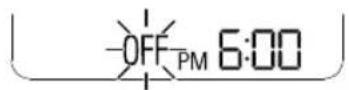 LG S3UQ18KL3WB - Setting the Off Timer - 1