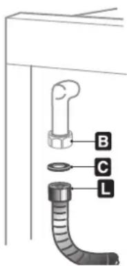 SMEG C9GMXD1 - Anschlussmitstahlschlauch(füralleGastypen) - 1