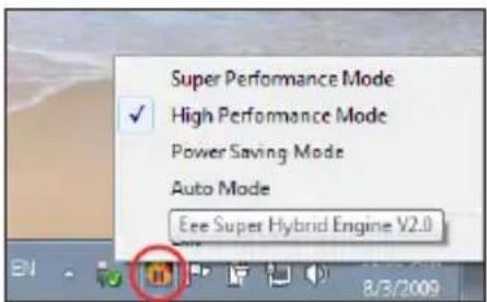 ASUS Eee PC 1001P - Super Hybrid Engine - 1