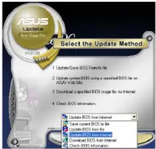 ASUS Eee PC 1001P - Updating the BIOS through the Internet - 2