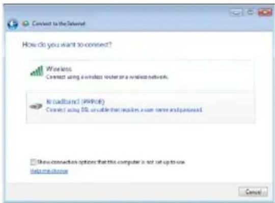 ASUS Eee PC 1016PT - Select Broadband (PPPoE) and click Next. - 1
