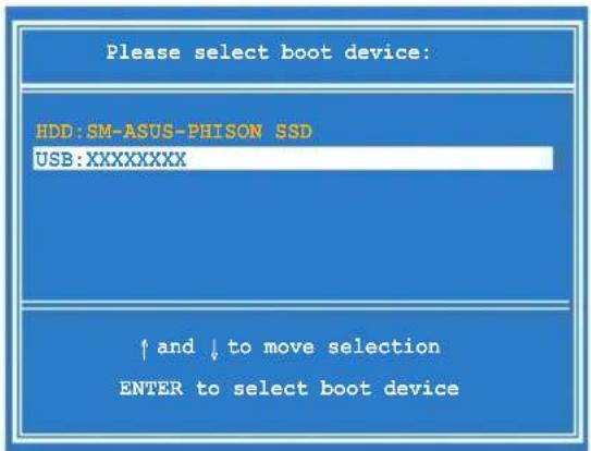 ASUS Eee PC 1016PT - Using the USB storage device (USB recovery) - 1