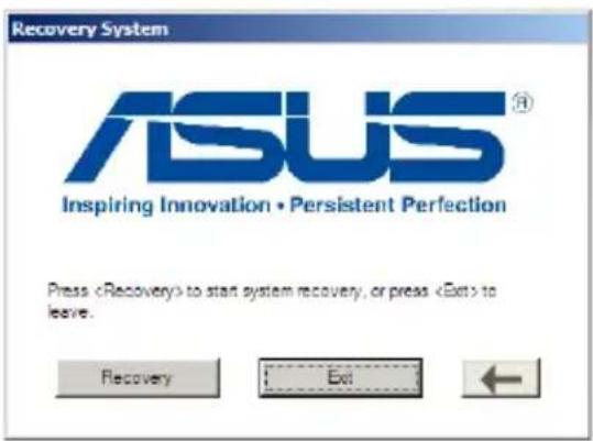 ASUS Eee PC 1016PT - Using the USB storage device (USB recovery) - 2