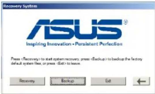 ASUS Eee PC 1016PT - Using recovery partition (F9 Recovery) - 3