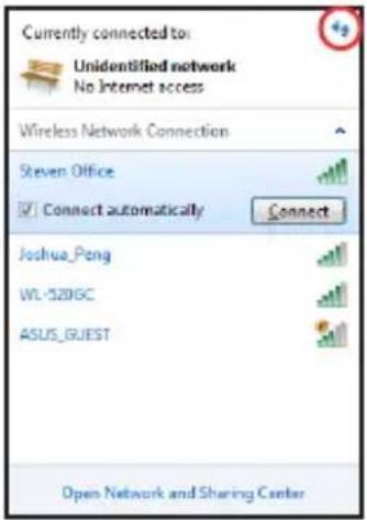 ASUS Eee PC 1016PT - Configuring a wireless network connection - 3