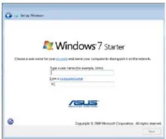ASUS Eee PC 1016PT - First-time Startup - 4