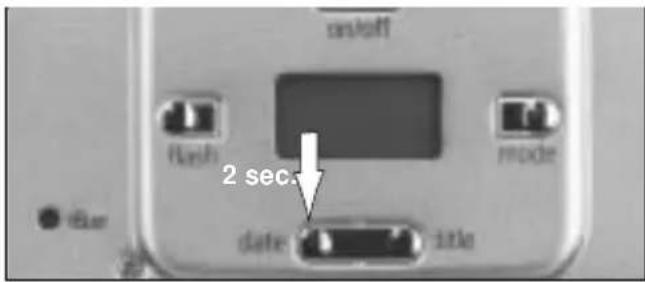 ROLLEI Nano 60 - DATUMS-/ZEITEINSTELLUNG - 1