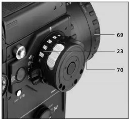 ROLLEI flex 6008 AF - Manual focusing (Focus indication\*) - 1
