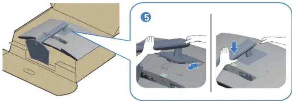 DELL S Series S3422DW - Connecting the stand - 2