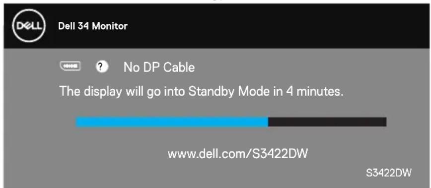 DELL S Series S3422DW - Self-Test - 2