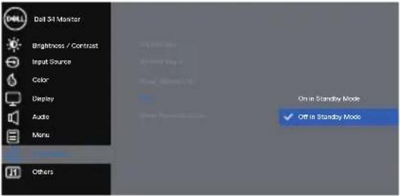 DELL S Series S3422DW - Accessing the OSD menu - 21