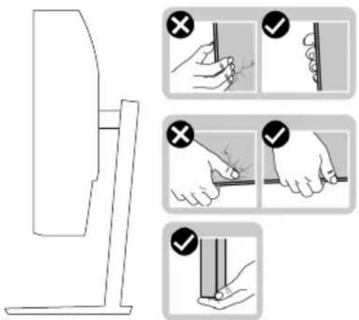 DELL S Series S3422DW - Handling and moving your display - 1