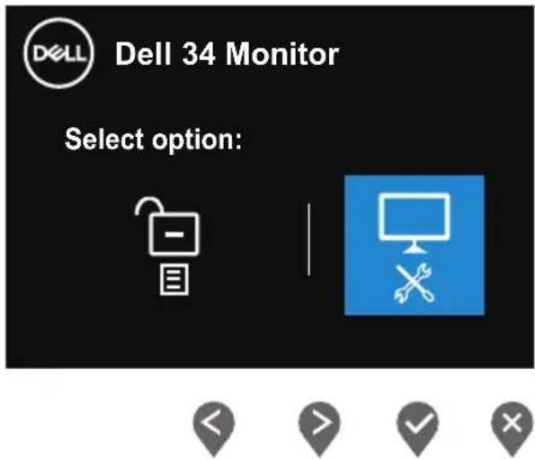 DELL S Series S3422DW - Built-in diagnostics - 5