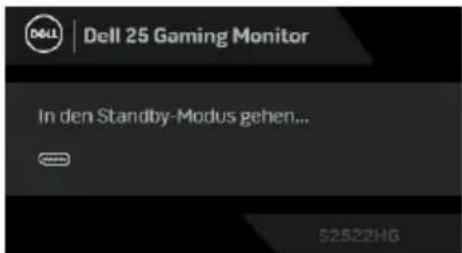 DELL S2522HG - HINWEIS: Die Meldung kann je nach angeschlossenem Eingangssignal leicht abweichen. - 7