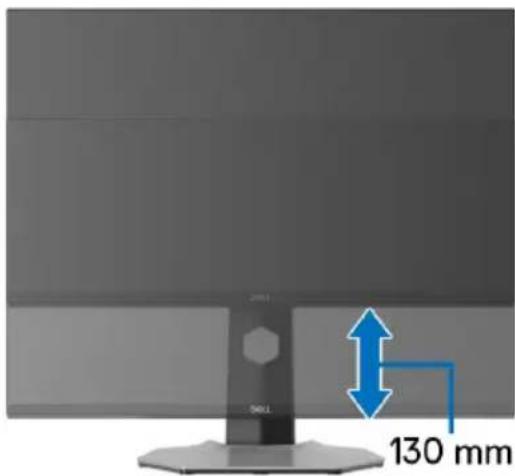 DELL S2522HG - Höhenverstellung - 2