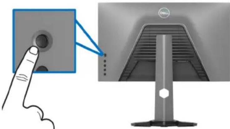 DELL S2522HG - Verwendung der Joystick Steuerung - 1
