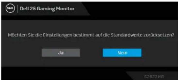 DELL S2522HG - HINWEIS: Die Meldung kann je nach angeschlossenem Eingangssignal leicht abweichen. - 1