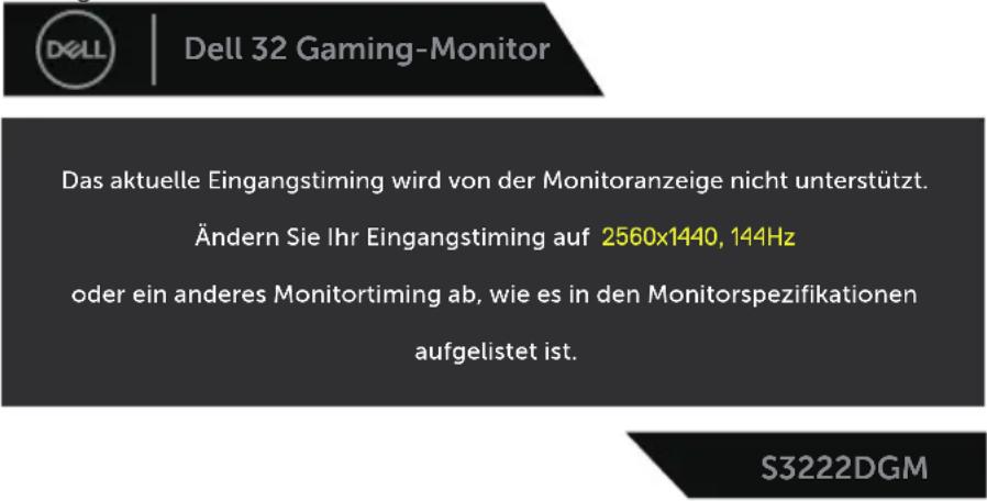 DELL S3222DGM - OSD-Warnmeldungen - 1